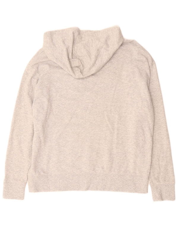 Damski sweter z kapturem i grafiką CHAMPION UK 14 Średnioszary, bawełniany nakrapiany