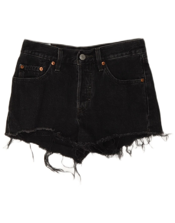 Damskie spodenki jeansowe Levi's 501 W24 XS Szara bawełna