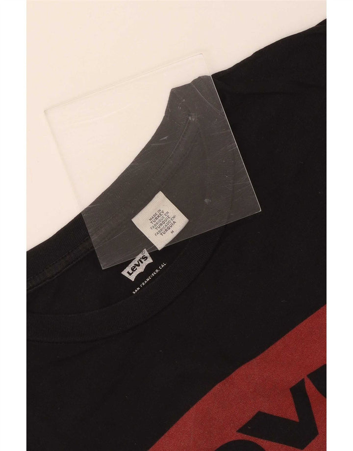 Damska koszulka graficzna Levi's Top UK 12 Medium Black