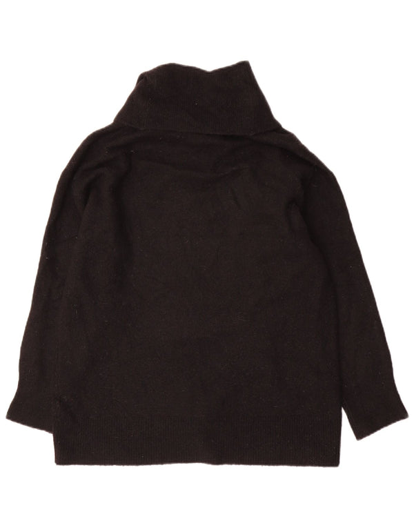 Damski sweter oversize Massimo Dutti z okrągłym dekoltem UK 10 Small Black