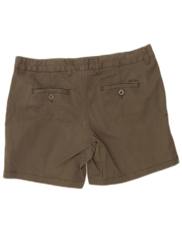 Damskie spodenki Chino Fat Face UK 12 Medium W34, bawełna khaki