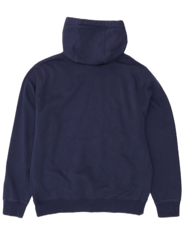 Męski sweter z kapturem NIKE, średni granatowy, bawełniany