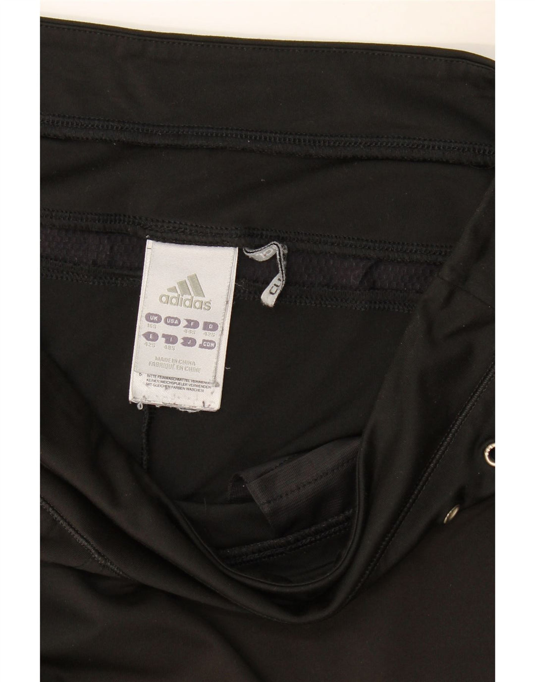 Damskie spodnie dresowe Adidas Climacool UK 16, duże, czarne, poliestrowe