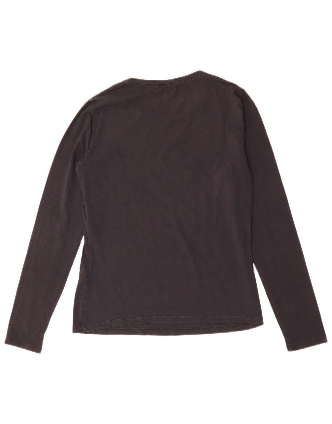 Damski top z grafiką Armani Jeans z długim rękawem IT 44, średni czarny, bawełniany