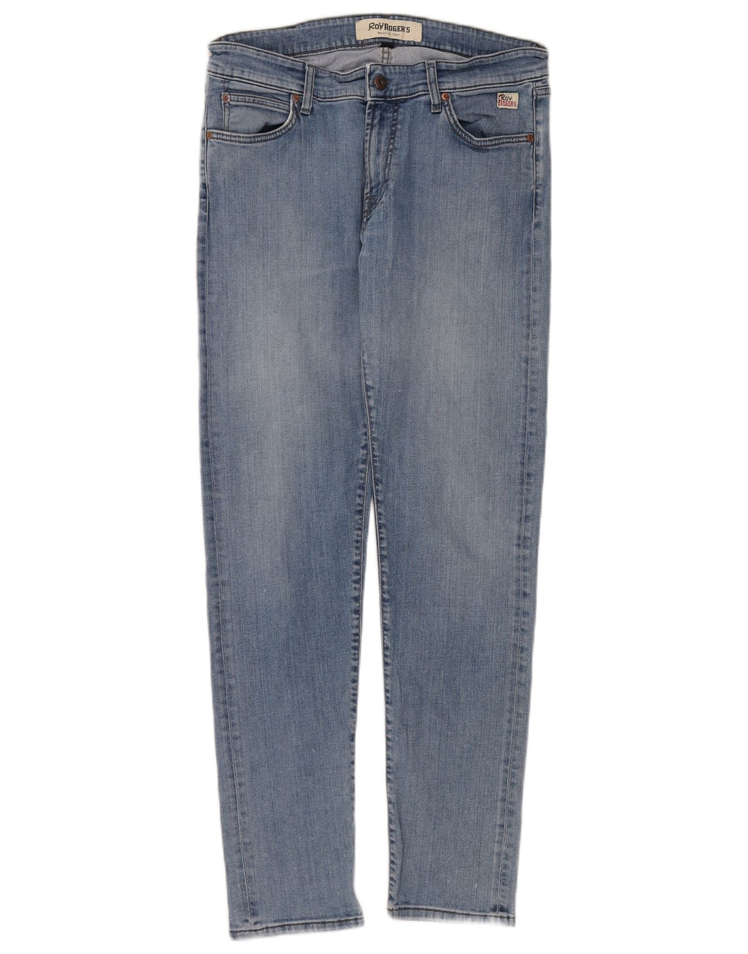 Damskie jeansy skinny Roy Rogers W35 L32 niebieskie