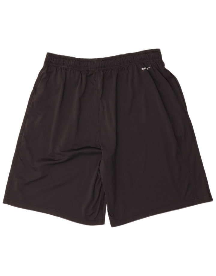 Męskie spodenki sportowe Nike Dri Fit, duże, czarne, poliestrowe