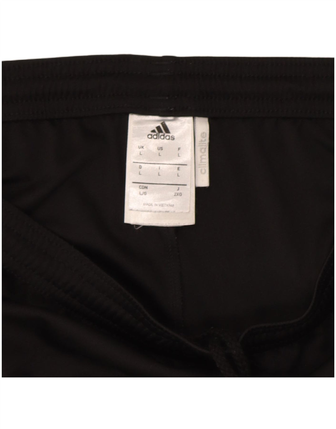 Męskie spodenki sportowe Adidas Climalite, duże, czarne, poliestrowe