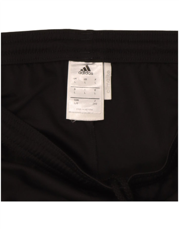 Męskie spodenki sportowe Adidas Climalite, duże, czarne, poliestrowe