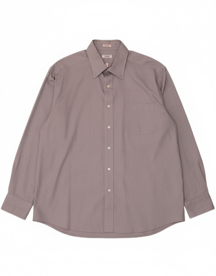 Koszula męska Izod, rozmiar 17 1/2 XL, szara bawełna