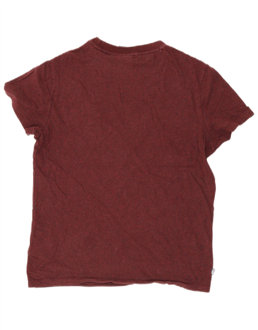 T-shirt męski Superdry Średniej jakości bawełna w kolorze bordowym z plamkami