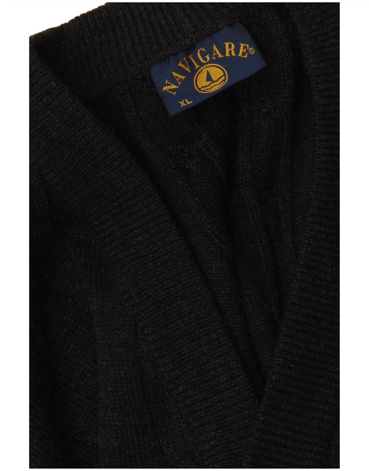 Męski sweter rozpinany Navigare XL, szary