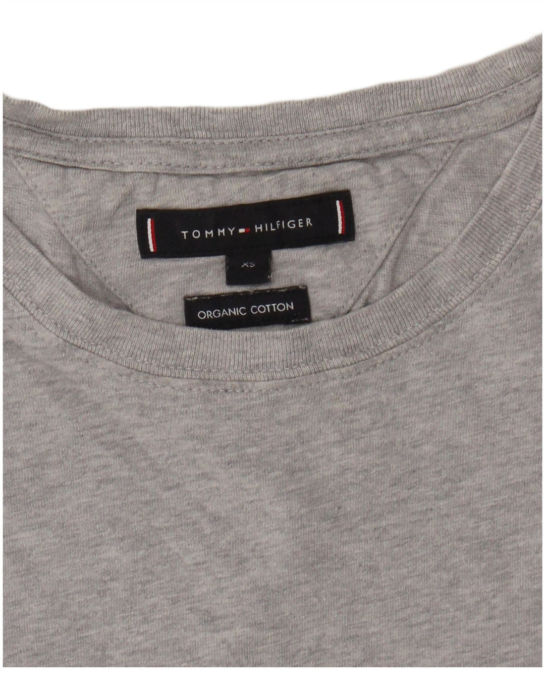 T-shirt męski TOMMY HILFIGER Top XS, szara bawełna w plamki