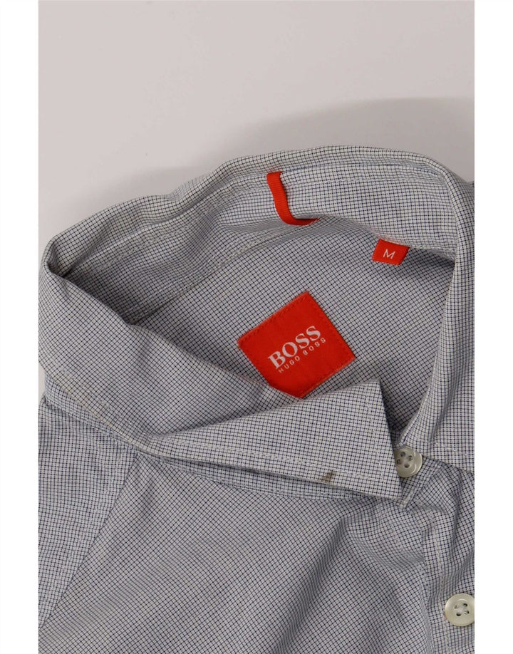 Koszula męska Hugo Boss, średnia niebieska kratka