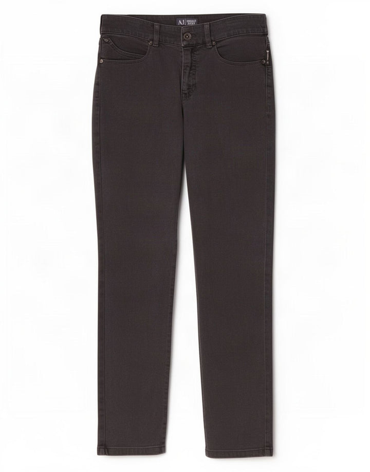 Damskie jeansy Armani Slim W27 L28 Szara bawełna