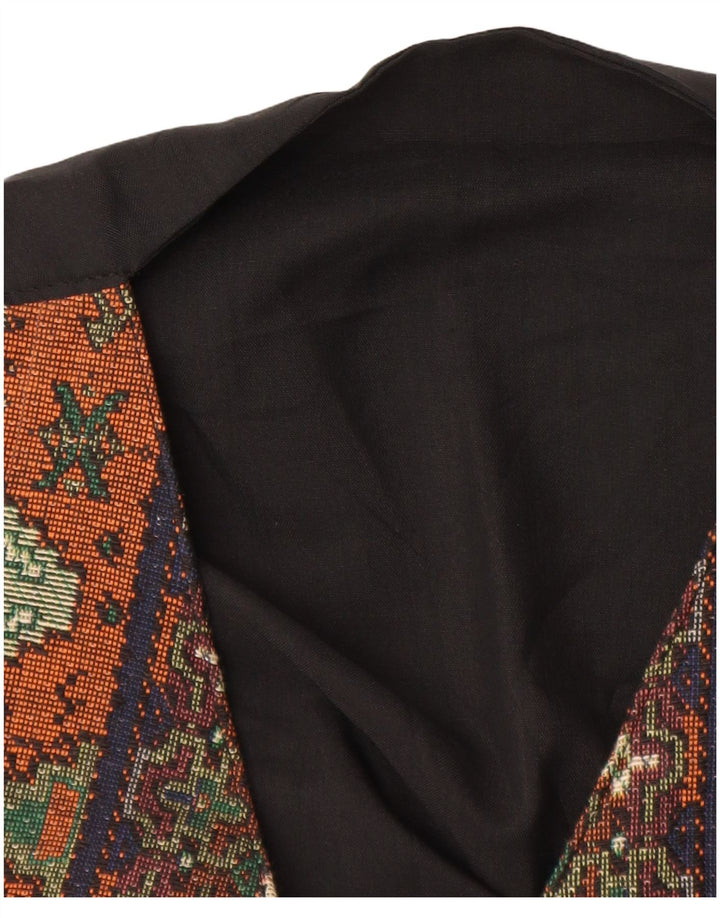 Vintage męska kamizelka mała wielobarwna Fair Isle