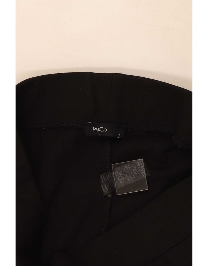 Legginsy damskie M&Co UK 12, średnia czarna wiskoza