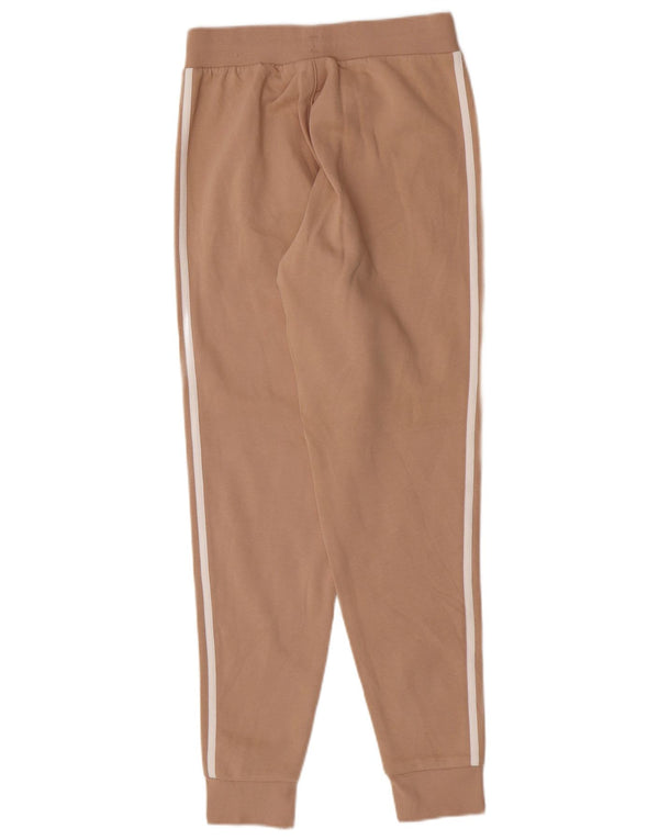 Damskie spodnie dresowe Adidas Joggers UK 8 Małe Beżowe Bawełniane