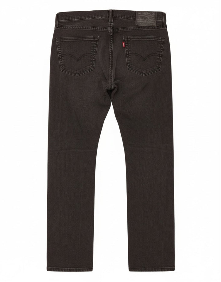 Męskie jeansy Levi's 511 Slim Tapered W34 L30 Czarna bawełna