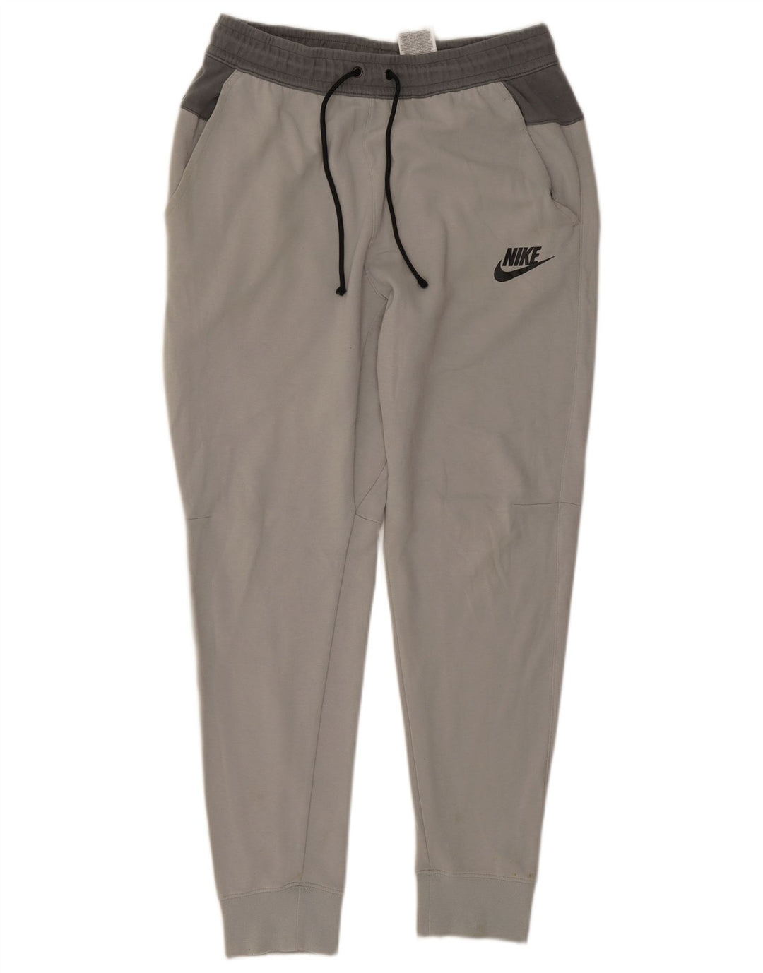 Męskie spodnie dresowe Nike, średnioszare, bawełniane