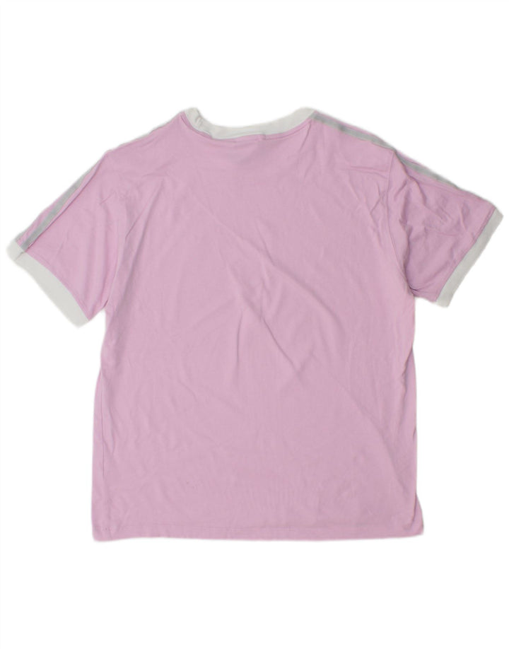 ADIDAS Womens T-Shirt Top UK 12/14 Medium Purple