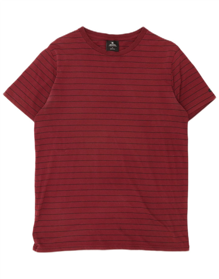 T-shirt męski Rip Curl, średni, bordowy pasek