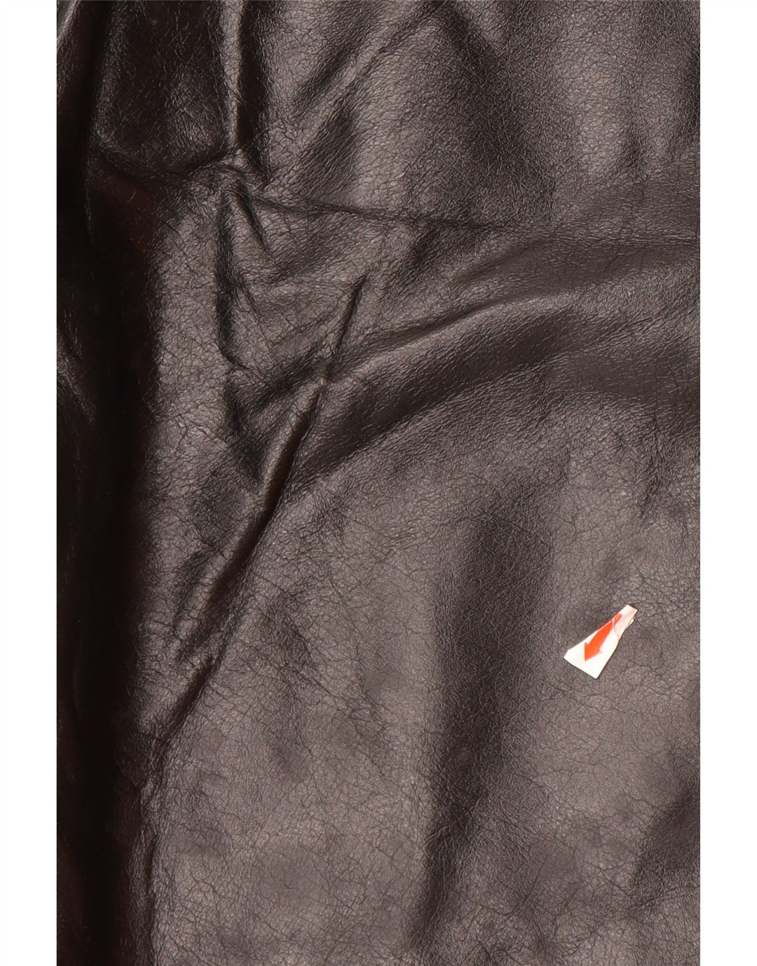 Spodnie damskie DANIER proste skórzane UK 16 duże W34 L31 czarna skóra