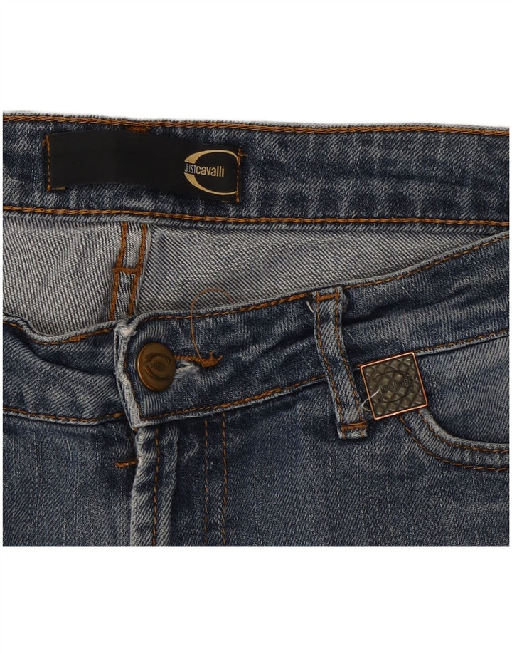 Damskie jeansy Just Cavalli W32 L35 Niebieskie