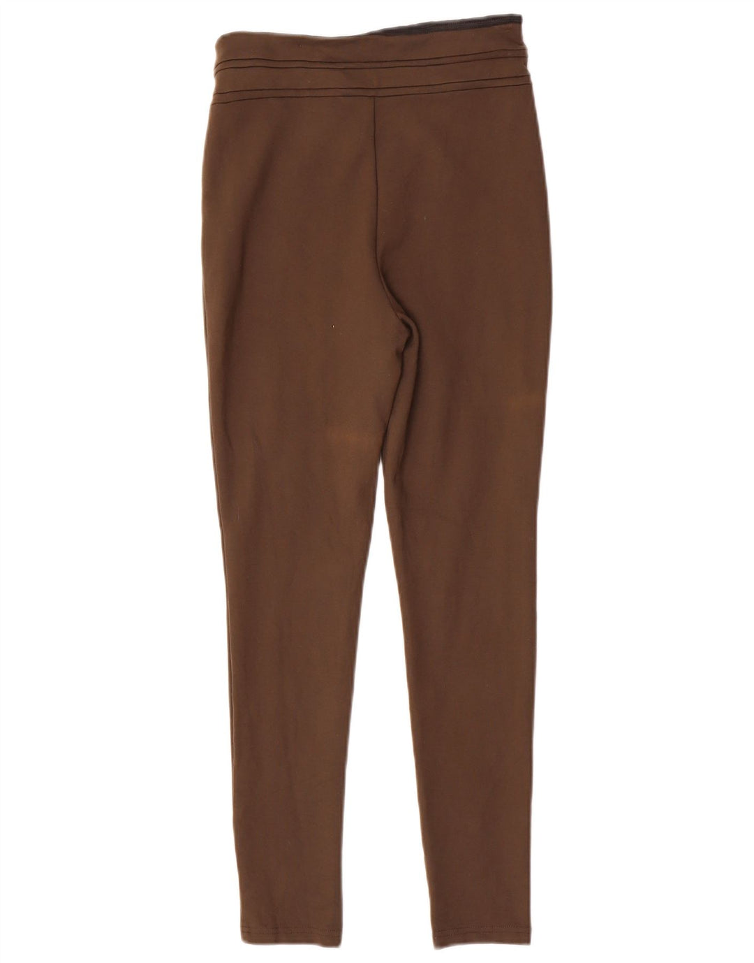 ZARA Womens Legging Trousers Small W26 L27 Brown Viscose