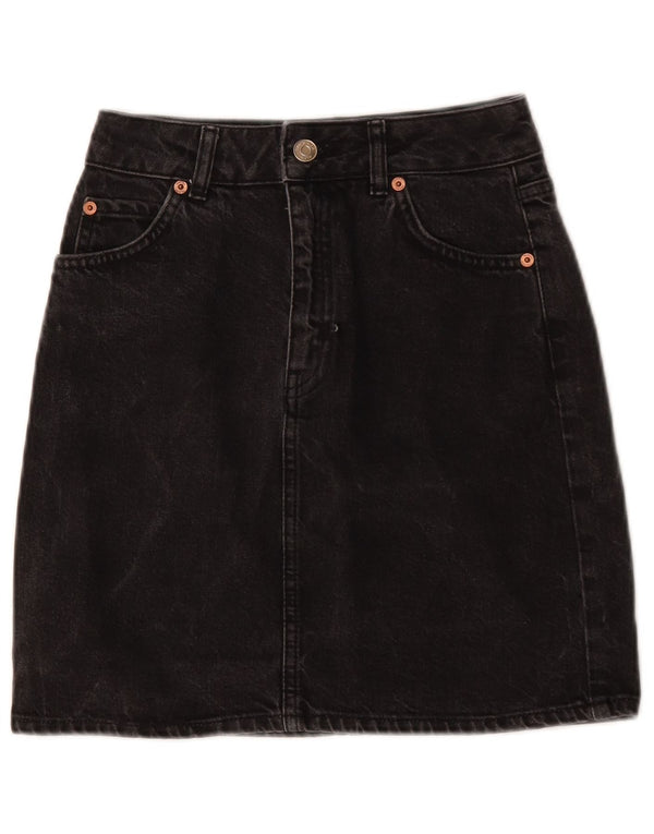 Damska spódnica dżinsowa Topshop UK 6 XS W24 Czarna