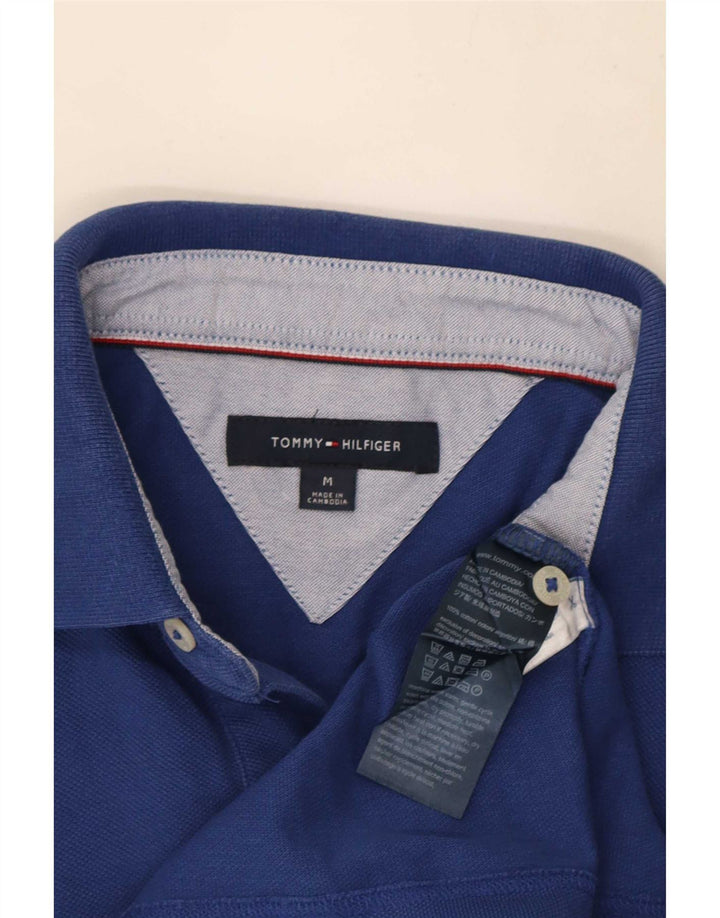 Męska koszulka polo Tommy Hilfiger w kolorze średnioniebieskim, bawełniana