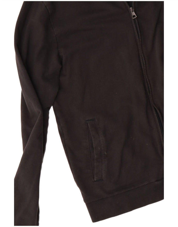 Męska kurtka dresowa Emporio Armani, średnia czarna, bawełniana