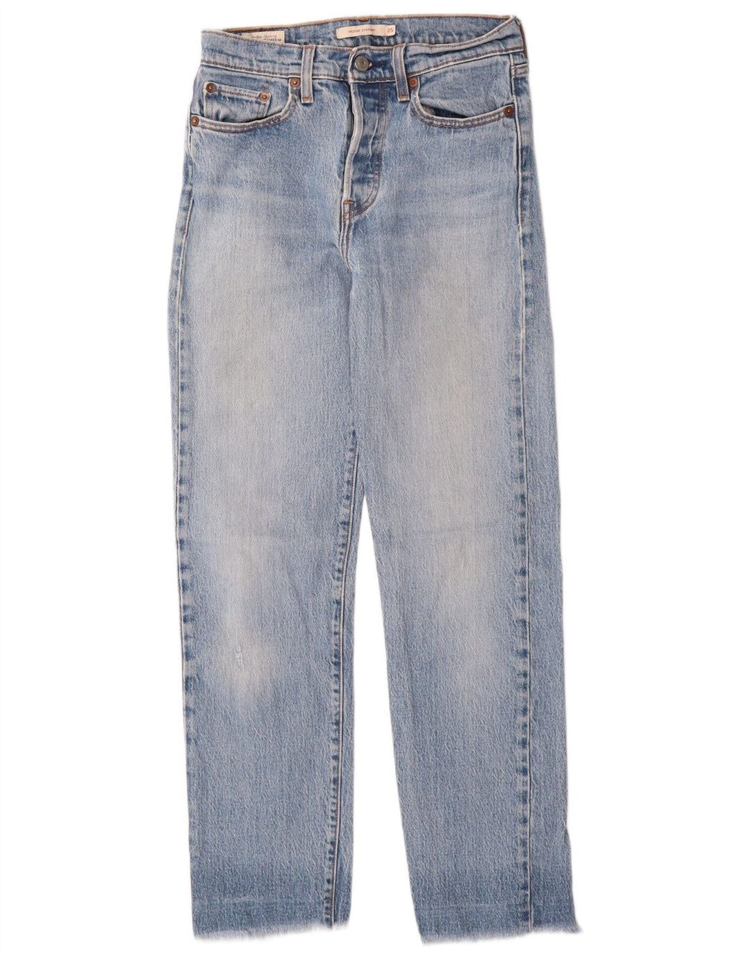Damskie dżinsy Levi's Wedgie Straight W25 L28 Niebieska bawełna