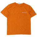 CHAMPION Mens Heritage T-Shirt Top Medium Orange Cotton