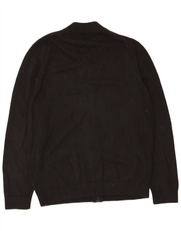 Męski sweter rozpinany Hugo Boss XL, czarny, bawełniany