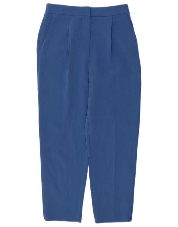 Topshop Damskie krótkie spodnie z wysokim stanem UK 8 Small W26 L25 Niebieskie