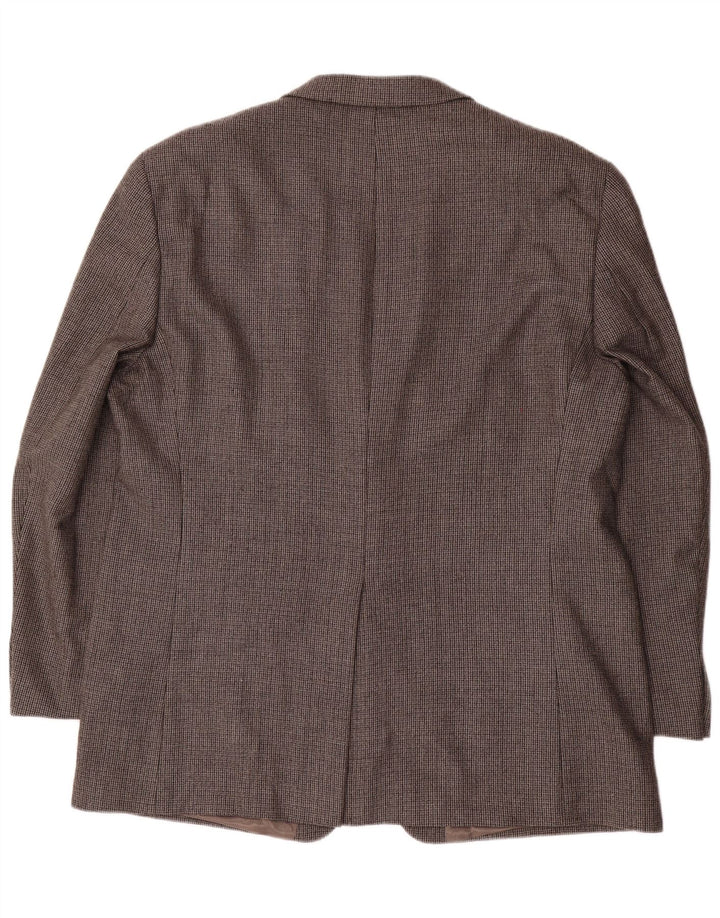 Męska marynarka zapinana na 2 guziki Chaps UK 48 3XL Szara wełna