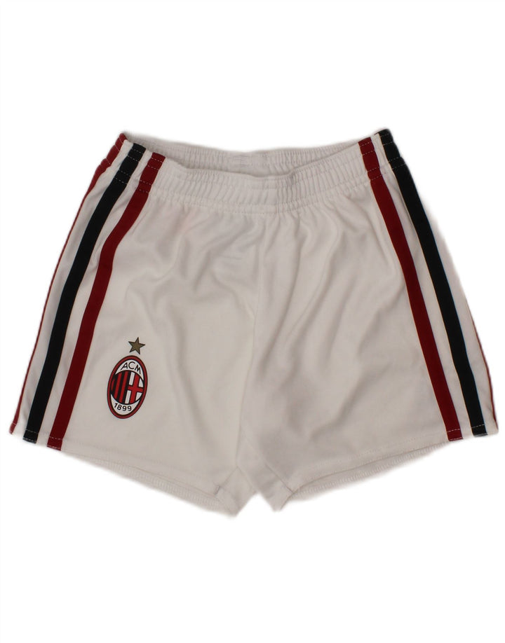 Chłopięce spodenki sportowe ADIDAS AC Milan 3-4 lata Biały poliester