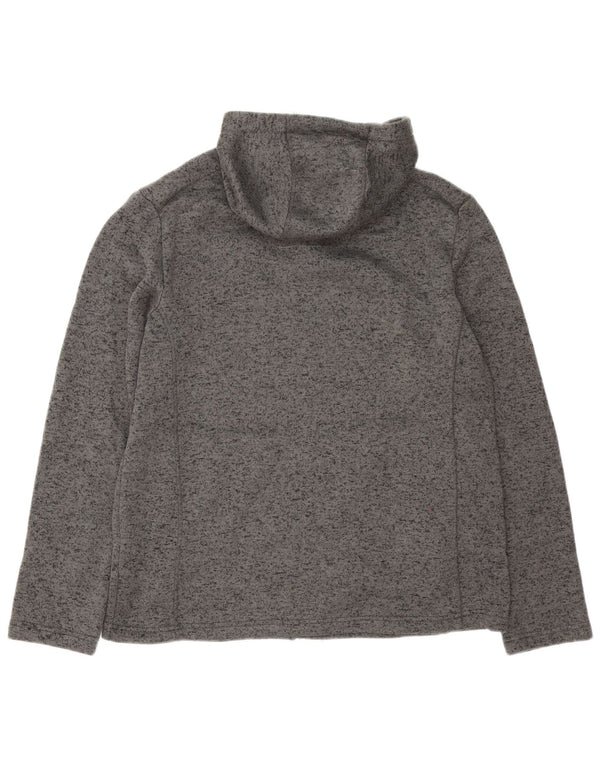Męski sweter z kapturem i zamkiem Mountain Warehouse XL, szary, nakrapiany poliester