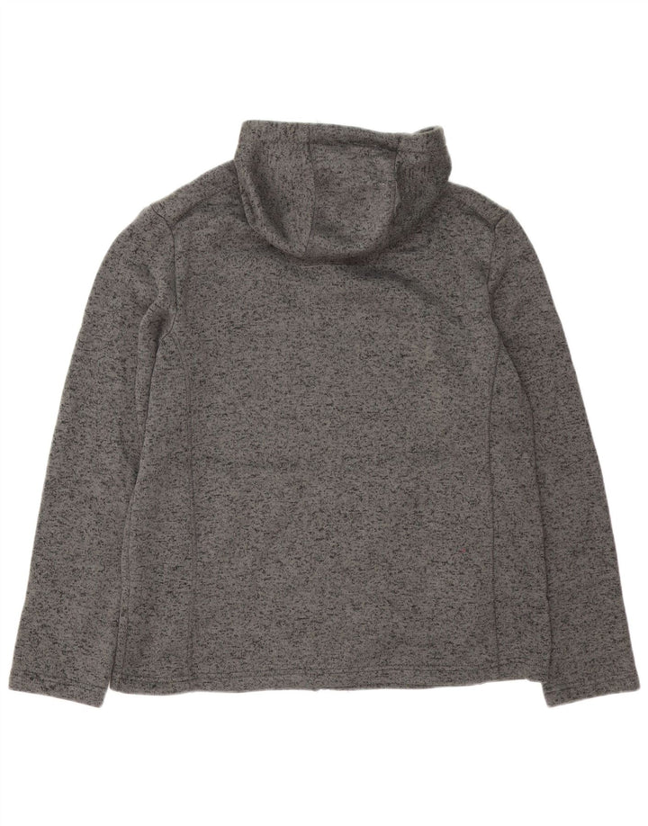 Męski sweter z kapturem i zamkiem Mountain Warehouse XL, szary, nakrapiany poliester