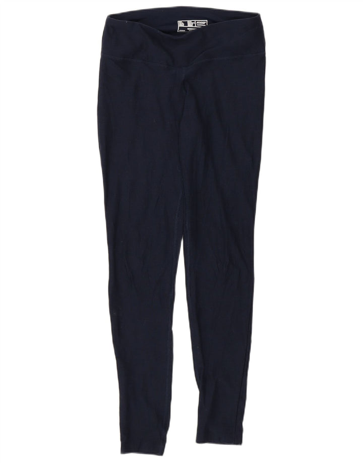 Legginsy damskie NEW BALANCE UK 8, małe, granatowe, poliestrowe
