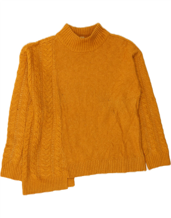 MICHAEL KORS Womens Turtle Neck Jumper Sweater UK 16 Large Yellow Vintage Michael Kors and Second-Hand Michael Kors from Messina Hembry 