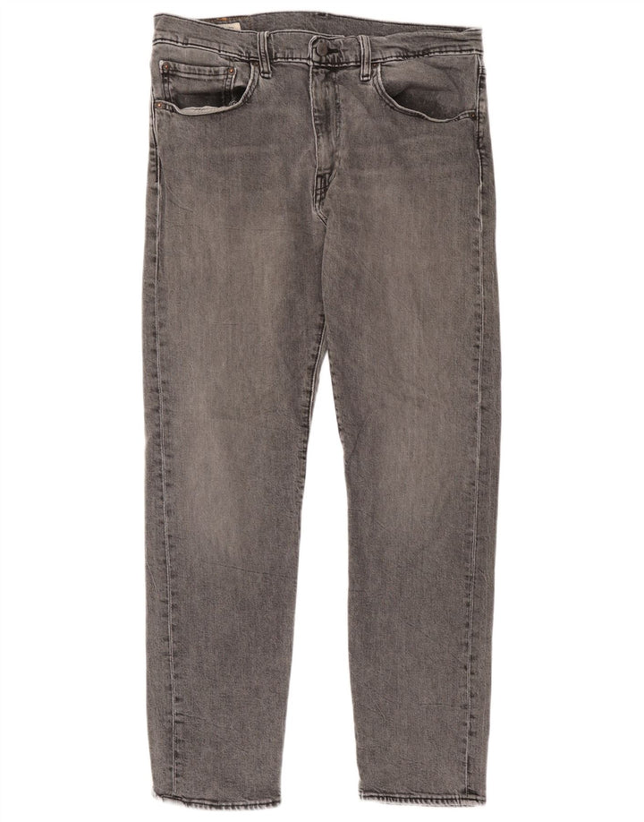 Męskie jeansy Levi's 502 Tapered W34 L32 Szara bawełna