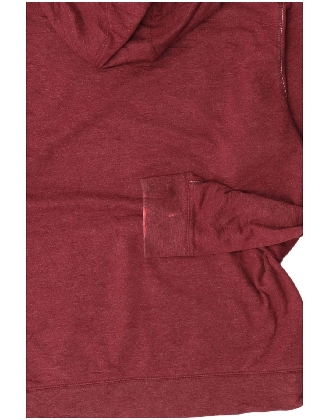 Męski sweter z kapturem EDDIE BAUER, średniej wielkości bordowa bawełna