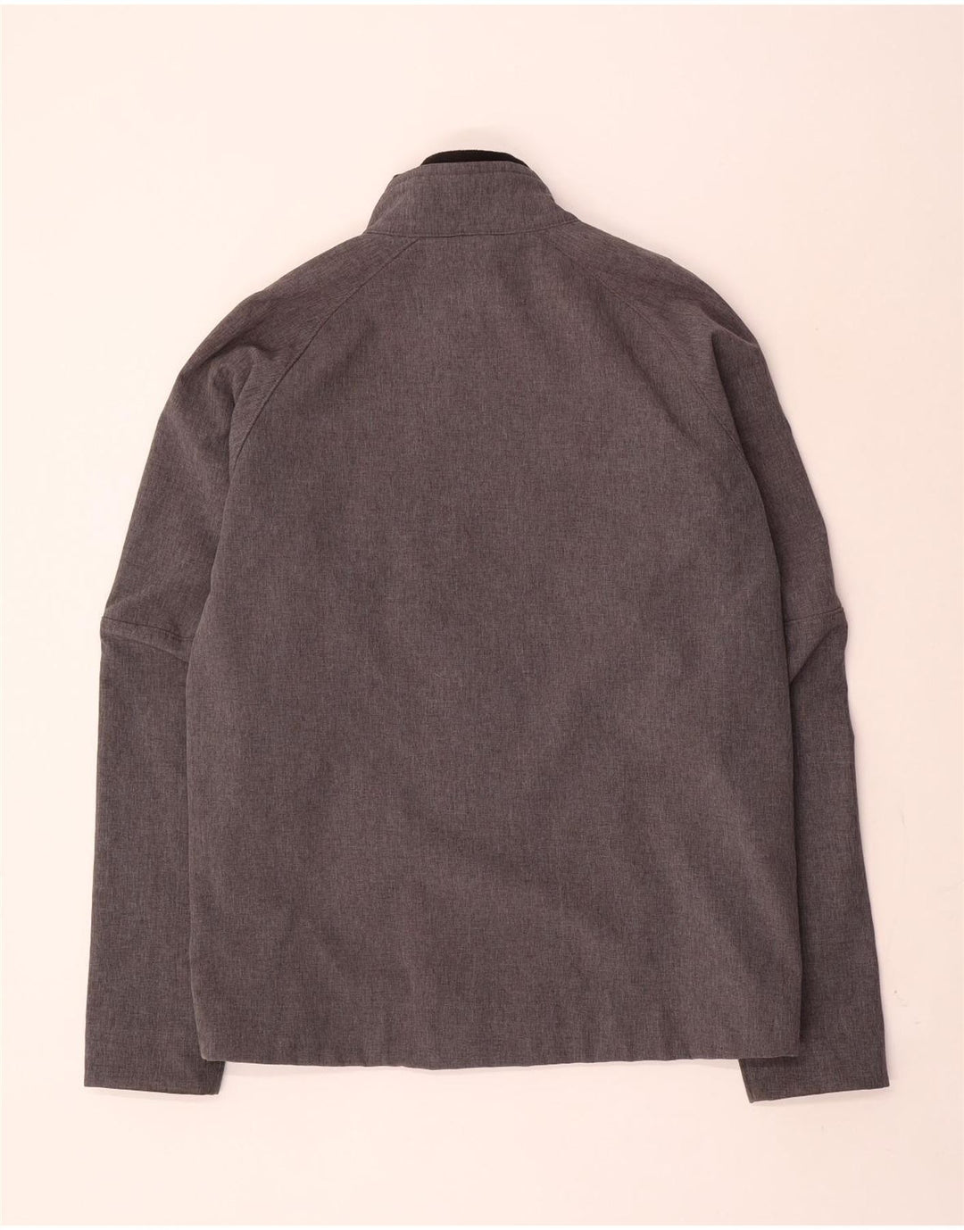 Męska kurtka wiatrówka Hummel Graphic UK 40, duża, szary poliester