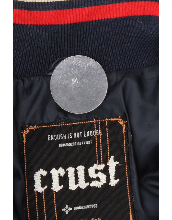 Męska kurtka bomberka Crust Padded Jacket UK 38, średni granat, blok kolorów
