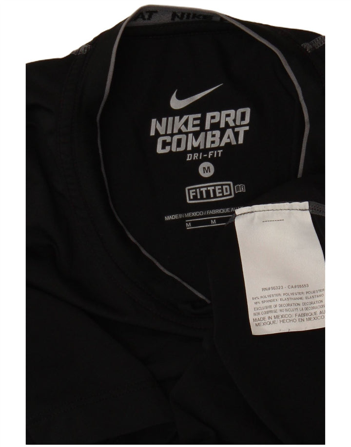 Męski T-shirt NIKE Dri Fit, średni czarny poliester