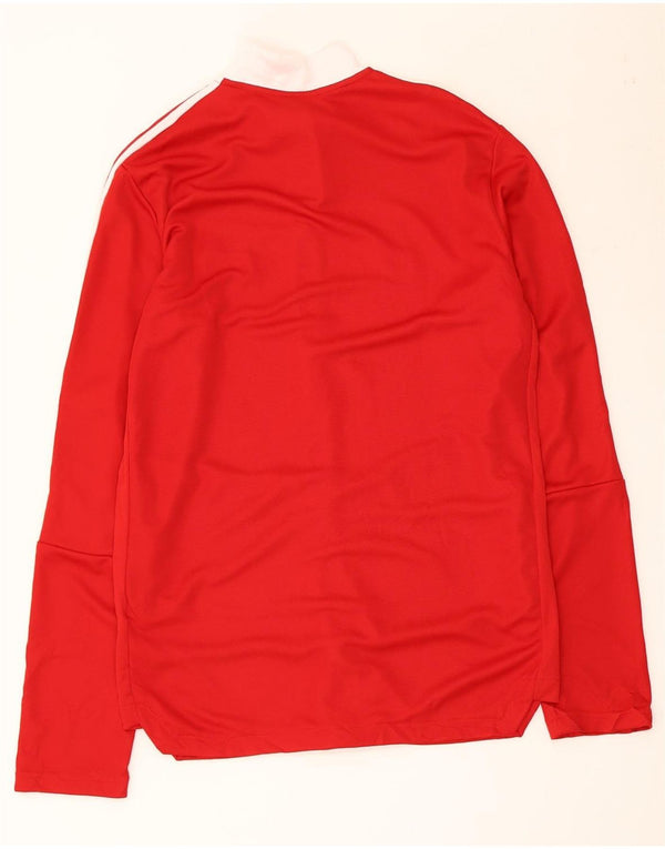 Adidas Męska bluza dresowa Aeroready, średnia czerwona poliester