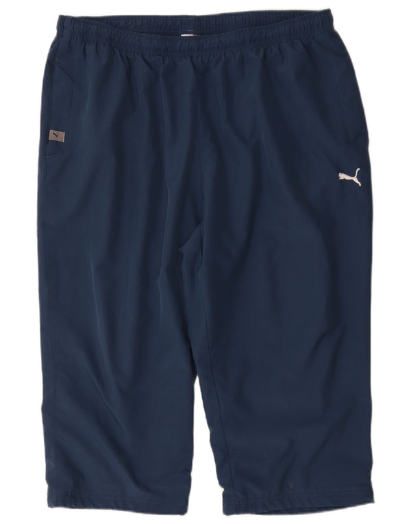 Męskie spodnie dresowe Puma Graphic Capri 2XL Granatowy poliester