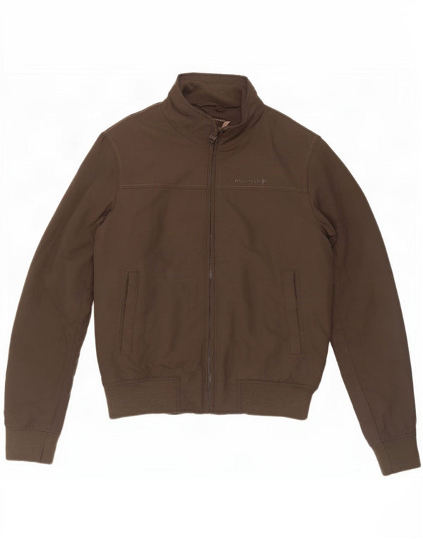 Męska kurtka bomberka Woolrich UK 36, mała nylonowa khaki