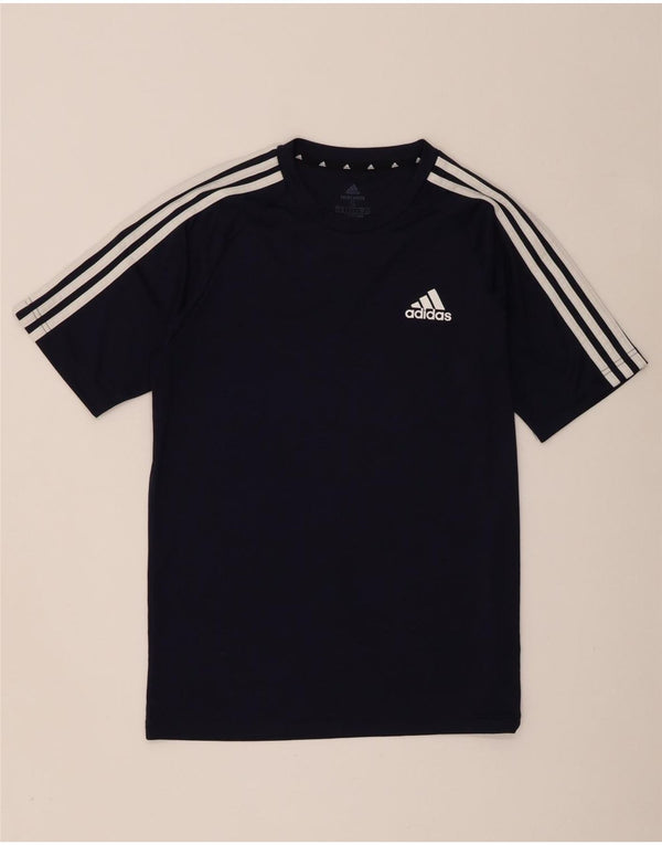 Koszulka męska Adidas Aeroready Top, mała, granatowa, z poliestru